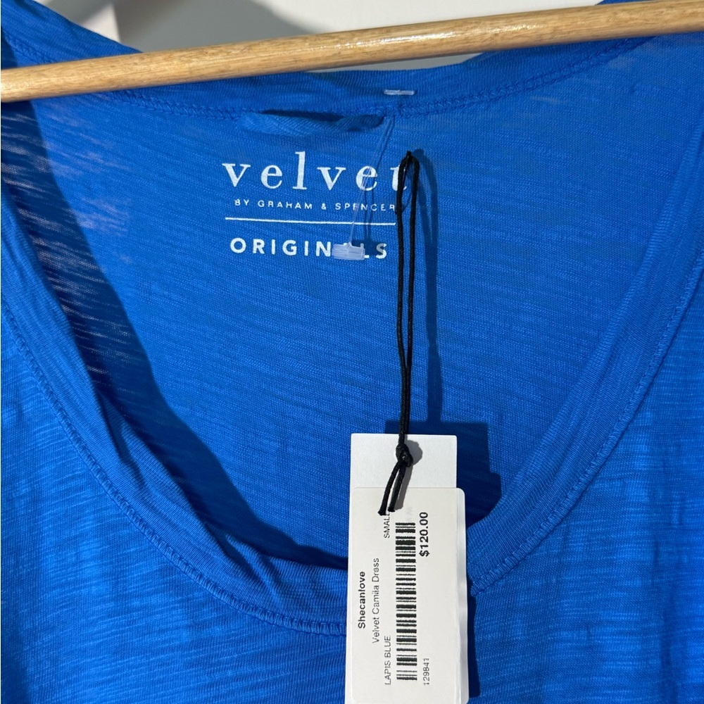 NEW Velvet by Graham & Spencer Camila Dress – Lapis Blue | NWT - Picture 2 of 10